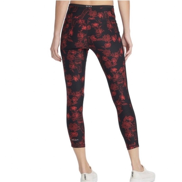 DKNY Sport Sumatra Printed High-Waist Leggings - Picture 2 of 9